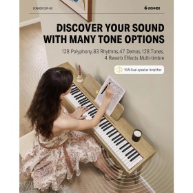 Resim Ddp-60 Dijital Piyano (Light Oak) 