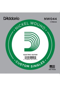Resim D'addario Nw044 Nickel Wound Elektro Ve Akustik Gitar Tek Teli - .044 Aksesuar Hem Elektro Hem Akustik Gitar Uyumu, Korozyona Dayanıklı Yapı Ve Zengin Manyetik Tepki 