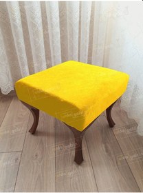 Resim Ayak Ucu Kapı Önü Antre Düz Bench Puf Ceviz Ayak Karışık 