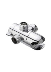 Resim Prestigegoods 3 Yollu Duş Başlığı Montajlı Combo Duş Kolu Ve Vana Sabitleme Braketi 