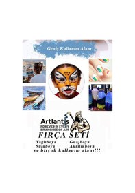 Resim Fırça Seti 10 Lu Resim Fırçası 1 Paket Suluboya Akrilik Boya Guaj Boya Yağlı Boya Fırca Seti Kesik 