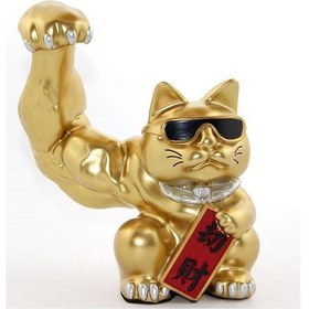 Resim 9025702513161lmr - Larimar Polyester Şanslı Kedi Figürü Model 3 