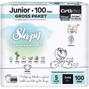 Resim Sleepy Bio Natural Junior Çocuk Bezi 100'lü 