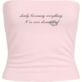 Resim DREAMSTATE TUBE TOP - S-M / Kırmızı 
