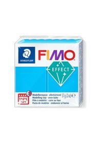 Resim Supertrend Fimo Effect Polimer Kil 374 Blue Transparan 