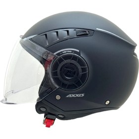 Resim Axxis Metro S Solid Matt Black Kask 
