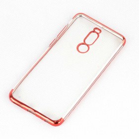 Resim Meizu Note 8 Kılıf Zore Dört Köşeli Lazer Silikon Kılıf 