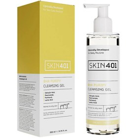 Resim Skin401 BHA Arındırıcı Siyah Nokta Karşıtı Yüz Temizleme Jeli 200 ml 