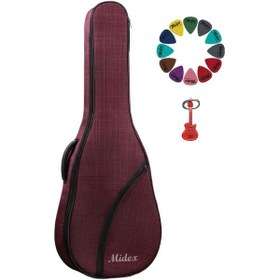 Resim Midex Cs-39rd Özel Tasarım Softcase Klasik Gitar Çantası Kılıfı 103 Cm 