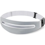 Resim Ximistore9 Gri Spor Kemer Çantası - Koşu Ve Fitness İçin 7.2 İnç Telefon Tutucu, 60-110 Cm Kemer, Çok Fonksiyonlu Mini Bel Çantası Gri 