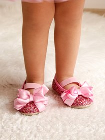 Resim Le Mabelle Pembe Fiyonklu Simli Kız Çocuk Ayakkabı 