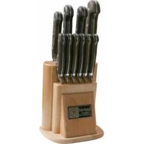 Resim Sürbisa 61500-YM-N Naturel Ahşaplı Mutfak Seti Pimli Sap 