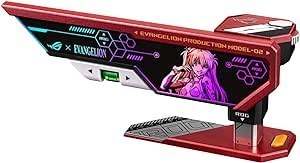 Resim ASUS ROG Herculx EVA 02 Edition ARGB grafik kartı tutucu (Evangelion Edition Asuka motifli, destek yüksekliği 72-128 mm, AURA Sync, su terazisi dahil) 