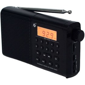 Resim UltraTekno KTF - 1715 Dijital Göstergeli Alarm Saatli El Radyosu 
