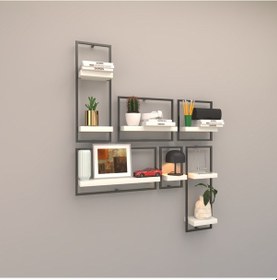 Resim Rafkestir Milano Raf Seti - Model 6 Beyaz ( Mat ) 