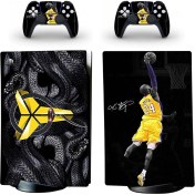 Resim Kt Grup Black Mamba Kobe Logo Playstation 5 Disk Edition Sticker Kaplama Seti 