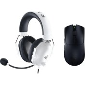 Resim Razer Viper V3 Siyah Mouse + Blackshark V2 x Beyaz Kulaklık 