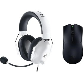 Resim Razer Viper V3 Siyah Mouse + Blackshark V2 x Beyaz Kulaklık 