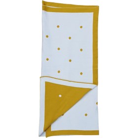 Resim Bebemekan Pamuklu Triko Bebek Battaniyesi Puanlı 90x120 