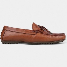 Resim Erkek Hakiki Deri Taba Loafer Ayakkabı Taba 