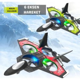 Resim Hediye Bahçesi F166 Uçak Drone 3 Bataryalı 