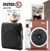 Resim Fujifilm Instax Neo 90 Classic Kahverengi Fotoğraf Makinesi ve Hediye Seti 3 Fujifilm