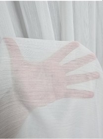 Resim Vakkorama Mat Kumaşlı Kalın Tül Perde Ekru 1 E 2,5 Pileli Et4030mat 