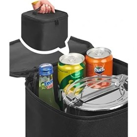 Resim Mcreative 8 Litre Termos Çanta Yemek Taşıma Çantası Termo Termal Sıcak ve Soğuk Tutan Piknik Buzluk Çantalar Termal Beslenme Piknik Çantası 