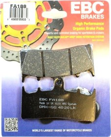Resim Ebc Fa188 2000-2003 Kawasaki Zx-12 R Uyumlu Ön Fren Balatası Organik Balata 