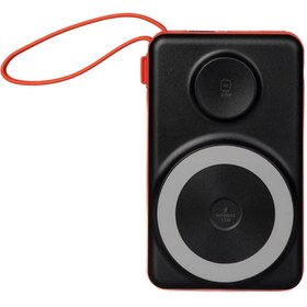 Resim WIWU LED Ekranlı Powerbank Akıllı Saat Kablosuz Şarj Özellikli Wiwu Wi-P007 10000mAh 22.5W Siyah 