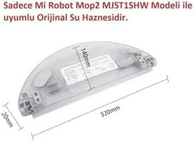 Resim Mi Robot Mop 2 Mjst1Shw ve Lite Modeli Su Haznesi-Su Deposu (Su Tankı) 