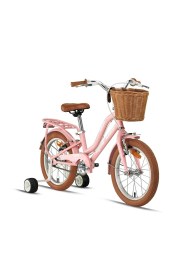 Resim Geroni Milano 16 Jant Kız Çocuk Bisikleti 3-5 Yaş Pembe-beyaz Pembe Beyaz 