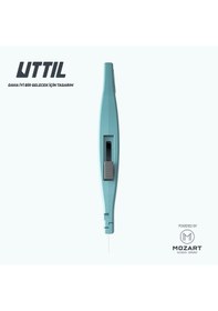Resim Uttıl Pauk06-h 3 Kademeli Kanca Bıçaklı Maket Bıçağı Güçlü Vidasız Gövde 