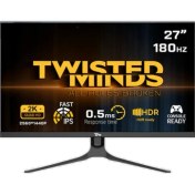 Resim TWISTED MINDS 27" TM27QHD180IPS QHD 2K 180HZ 0,5MS HDMI DP HDR READY FAST IPS RGB GAMING MONİTÖR 