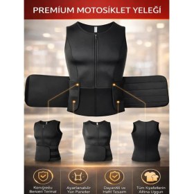 Resim Unisex Beden Motorcu Koruma Içlik Giysi Bisiklet Yeleği Motorcu Rüzgar Soğuk Sıvı Geçirmez Ceket 