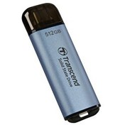 Resim Transcend TS512GESD300C 512 GB USB/Type-C 10Gbps 1050/950 MB/s Mavi Taşınabilir Harici SSD 