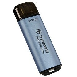 Resim Transcend TS512GESD300C 512 GB USB/Type-C 10Gbps 1050/950 MB/s Mavi Taşınabilir Harici SSD 