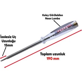 Resim KONTROL KALEMİ-190 mm-İZELTAŞ 