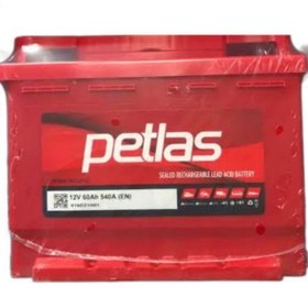 Resim 12V 60 Amper Akü 540A EN Petlas Akü 3 YIL GARANTİLİ 