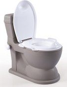 Resim Dolu Nuve Eğitici Lazımlık Tuvaletim - Gri - Gri / Standart 