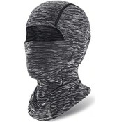 Resim Jeemson Kış Motosiklet Bisiklet Sıcaklık Sağlama Fantezi Bandana, İçin Hafif Polar Fleece Rüzgar Engeli Maske, Siyah Gri Renk Seçenekli 