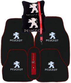 Resim TUSBA MARKET Peugeot Uyumlu Araç Oto Halı Paspas | Peugeot Siyah Araç Seyahat Boyun Yastığı Oto Aksesuar 