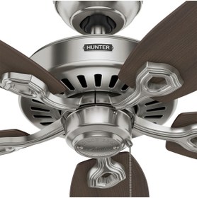 Resim Hunter Fan Builders Elite Fırçalanmış Nikel - 132 Cm. Tavan Vantilatörü 