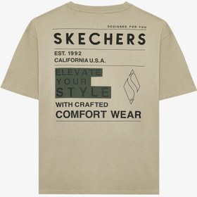 Resim Skechers M Graphic Tee Heavy Weight Oversize T-Shirt Erkek Tişört S242134 