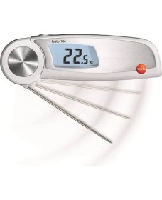 Resim Testo 104 Katlanabilir Problu Su Geçirmez Termometre 