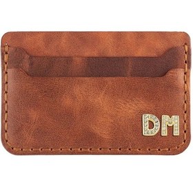 Resim Twingold İsme Özel Yatay Kartlık - %100 Rainbow Deri - A011001 - Tobacco Tobacco 