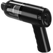 Resim Mufunye Kollektif Ev Araba Ofis Süpürgesi: 120w 9000pa, Kablosuz, 3'ü 1 Arada, 500ml Kapasite, Siyah 