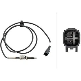 Resim Hella 6PT358181781 Egzoz Sicaklik Sensoru 1770893 CC1A12B591BB 