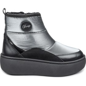 Resim Jump 60129 Suya Dayanıklı Kaydırmaz Taban Gümüş Rengi Kadın Kar Botu 