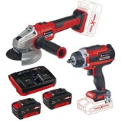 Resim Einhell AXXİO 18/115 Taşlama İmpaxxo 18/400 2 x 4.0 Twincharger Set 